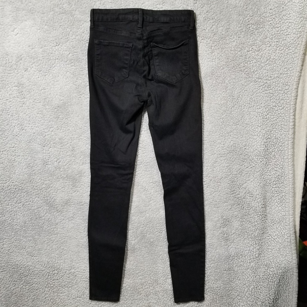 L'agence Margot High Rise Skinny Jean Women Size 26 Black Cotton Blend Stretch
